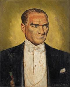 GOREN NAIM,“Portrait of Mustafa Kemal Ataturk”,Alif Art TR 2013-05-26