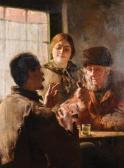 GORGE Paul 1856-1941,An Interior Scene with Figures Drinking and Smokin,John Nicholson GB 2018-09-05