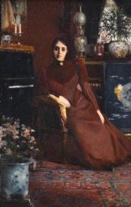GORGUET Auguste Francois 1862-1927,A madame G. Richard,1803,Meeting Art IT 2022-10-15