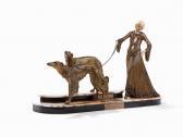 GORI Georges 1894-1944,Lady with 2 Greyhounds,1920,Auctionata DE 2017-02-14