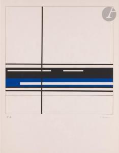 GORIN Jean Albert 1899-1981,Composition géométrique,1975,Ader FR 2024-01-24