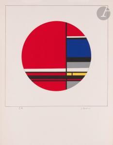 GORIN Jean Albert 1899-1981,Composition géométrique,1975,Ader FR 2024-01-24