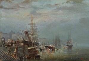 GORIN Stanislas 1820-1865,PORT SCENE,Sloans & Kenyon US 2007-04-22