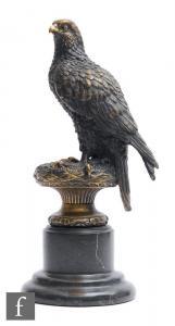 GORINI,modelled as a stylised falcon perched on a decorat,Fieldings Auctioneers Limited 2022-04-21
