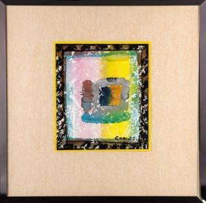 GORIUS Wolfgang Johann 1932-2003,Abstrakte Komposition mit Quadrat,DAWO Auktionen DE 2023-07-15