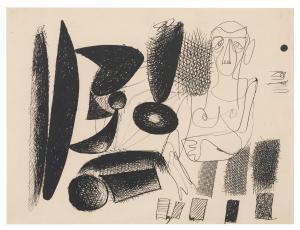 GORKY Arshile,Untitled [Study, after Picasso\’s \“Carnet Dinard\,1930-1931,Christie's 2023-12-14