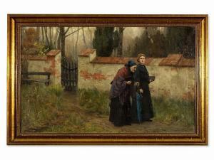 GORMS Wilhelm 1864-1910,Two Ladies Taking a Walk,1907,Auctionata DE 2016-05-31
