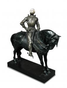 GORNIK Friedrich 1877-1943,A bronze and ivory figure of a knight on horseback,Cheffins GB 2017-01-12