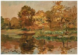 GOROHOVETZ Anatol 1902-1980,Autumn Countryside,Bloomsbury New York US 2010-12-16