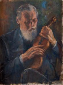 GOROKHOV Ivan Lavrentievich 1863-1934,Le violoniste,Damien Leclere FR 2017-11-20