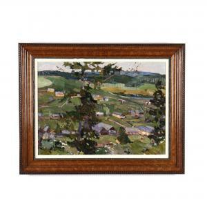 GOROV Nicolas 1919-1999,Impressionist Landscape,1960,Leland Little US 2021-03-25