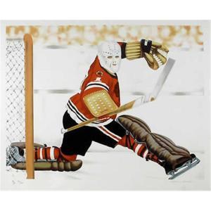 GORSKI Henry 1918-2010,Chicago Blackhawks Goalie,1980,Collectors Guild Auction Gallery US 2012-01-29