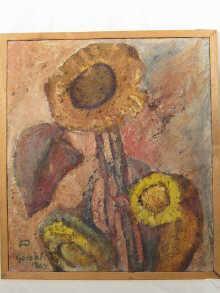 GORSKI Vladimir 1923,Sunflowers,1969,Hampstead GB 2009-04-30