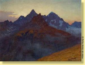 GOS Albert H 1852-1942,Le Obergabelhorn, vallée de Zermatt,Horta BE 2009-06-15