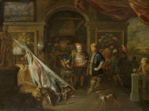 GOSERT V,Allegory of War,1703,Galerie Koller CH 2013-09-16