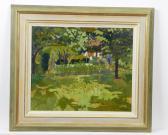 GOSLING Annabel 1942,French orchard scene with house beyond,Bonhams GB 2013-08-13