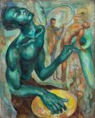 GOSS Bernard 1913,The Drummer,1960,Hindman US 2014-05-16