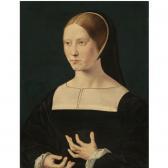 GOSSAERT Jan Mabuse 1478-1536,PORTRAIT OF A YOUNG WOMAN, BUST LENGTH,Sotheby's GB 2008-07-09