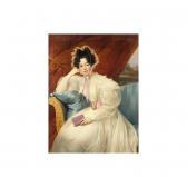 GOSSE Nicolas Louis 1787-1878,portrait de jeune femme lisant,1836,Sotheby's GB 2002-06-27