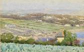 GOTCH Thomas Cooper 1854-1931,Fields Above Newlyn,David Lay GB 2021-05-13