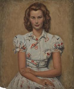 GOTH Imre 1893-1982,Portrait of a lady,1948,Rosebery's GB 2023-06-06