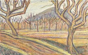 GOTHEIN Werner 1890-1968,Obstbäume auf dem Feld,Winterberg Arno DE 2021-04-24