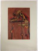 GOTO Matabei,Woman with Jug and Bird,1957,Clars Auction Gallery US 2020-12-12