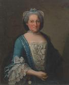 GOTTFRIED Johann 1706,Portrait of a lady in blue,Aspire Auction US 2015-09-03