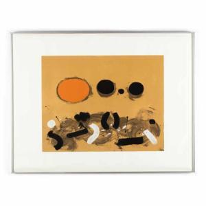 GOTTLIEB Adolph 1903-1974,Orange Oval,1972,Leland Little US 2018-03-03