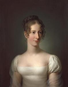 GOTTLIEB KRATZENSTEIN STUB Christian 1783-1816,Portrait of Duchess Louise Soph,1820,Bruun Rasmussen 2022-06-08