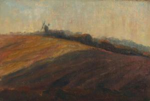 GOTTSCHALK Albert 1866-1906,Landscape with a windmill,Bruun Rasmussen DK 2017-10-09