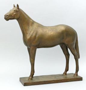 GOTTSCHALK Ernst 1877-1942,Stehendes Pferd (Hengst),Reiner Dannenberg DE 2021-12-09