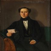 GOTTSCHALK Jacob Christian 1817-1894,The artist's selfportrait,1843,Bruun Rasmussen DK 2012-12-03