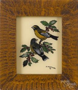 GOTTSHALL David W,bird portrait,1978,Pook & Pook US 2015-12-09