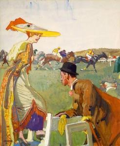 GOTZ FREDERIK,Femme au chapeau jaune,1912,Tradart Deauville FR 2006-08-26