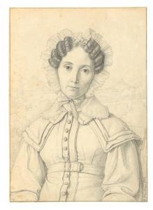GOTZENBERGER JAKOB 1800-1866,Portrait einer Frau mit Spitzenhaube,1820,Villa Grisebach DE 2018-10-25
