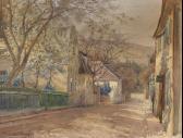 GOTZINGER Hans 1867-1941,The Therese Krones House in Heiligenstadt,Palais Dorotheum AT 2012-06-05