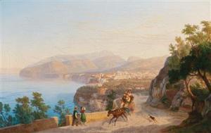 GOTZLOFF Karl Wilhelm 1803-1866,A view of Sorrento,1911,Palais Dorotheum AT 2017-10-19