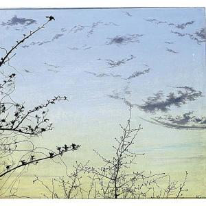 GOUBITZ Alida 1904-1975,branches at sunset,1933,Sotheby's GB 2003-12-02