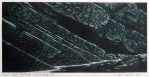 GOUDIE Scott 1955,Rock and Water Study III AP I/II,1982,Lando Art Auction CA 2023-10-15