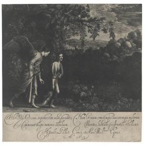 Goudt Hendrik 1583-1648,Tobias and the Angel ('The Large Tobias'),1613,Christie's GB 2022-07-05