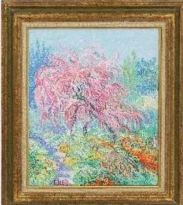 GOUGIS Jacqueline 1926-2021,Tamaris du jardin de Claude Monet,1926,Rossini FR 2017-07-10