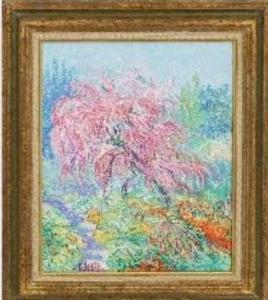 GOUGIS Jacqueline 1926-2021,Tamaris du jardin de Claude Monet,Rossini FR 2017-09-05