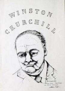 GOUJON ED,WINSTON CHURCHILL,20th century,Osenat FR 2019-09-22