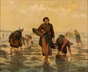 GOULD R 1800-1800,Oyster Pickers,Barridoff Auctions US 2023-05-20