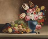 GOULD William Buelow,STILL LIFE WITH FLOWERS AND FRUIT,1851,Deutscher and Hackett 2011-11-30
