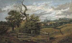 GOULDSMITH Harriett,A view of Hampstead Heath looking towards Cannon P,Christie's 2002-11-26
