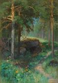 GOURIN VASILIY Ivanovich 1939,Summer landscape with rock,Sotheby's GB 2007-11-26
