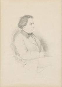 GOUTZWILLER Charles 1810-1900,Homme assis,1870,Digard FR 2023-06-30