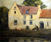 GOUWELOOS Charles 1867-1946,La Ferme blanche,Galerie Moderne BE 2008-12-16